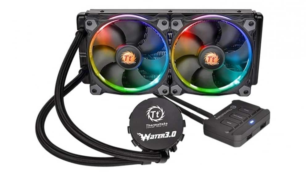 Graphics card with water cooler