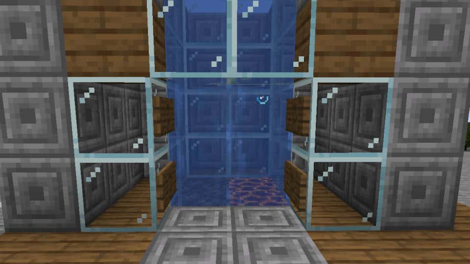 Minecraft making bubble elevator
