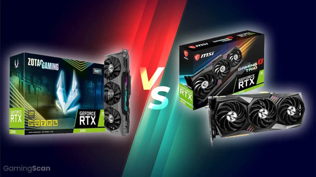 RTX 3080 vs RTX 3090